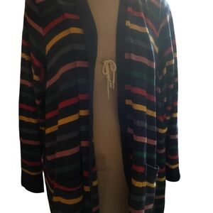 Torrid Dr. Who Multicolor Striped Cardigan
